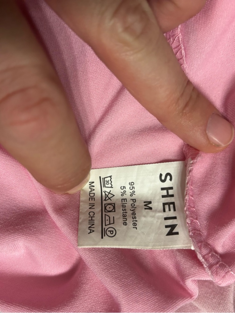 Pink Crewneck Tee w cute saying - Picture 2 of 3